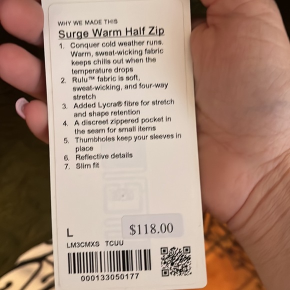 Surge 1/2 zip - Picture 2 of 3